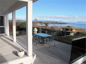 View across the Deck to the Lake