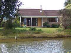 House & deck from the estuary