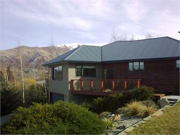 Large landscaped section