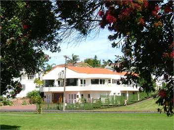 House view from park