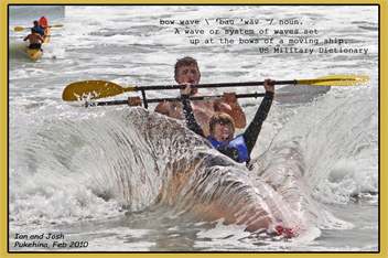 Bring your kayak, have some fun in the surf