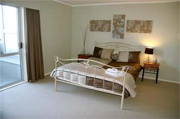This beautiful main bedroom also has an ensuite