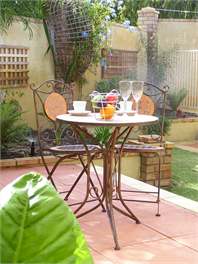 Private Mediterranean style courtyard