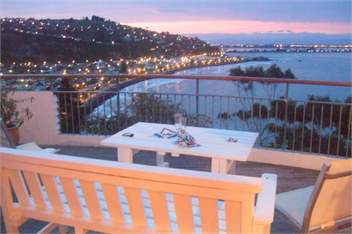 sunset from dining room