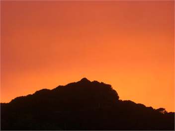 Sunrise from the balcony