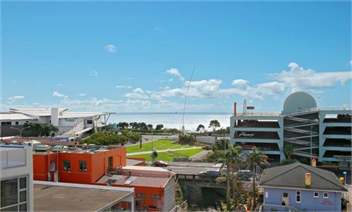 View from balcony, looking north over wind wand to
