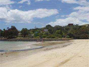 Beach looking back to bach