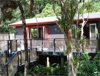 Kauri Suite Showing Deck and french doors