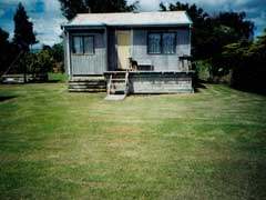 North Facing, front lawn