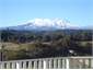 View of Mt Ruapehu from deck