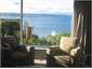 View over lake from lounge