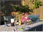Outside dining