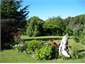 Relax in the peaceful garden at Ohingaroa Bay NZ 
