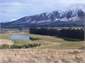 View of Mt Hutt from Villa