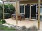 Outside patio and dining and bbq