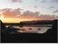 Inlet at sunset