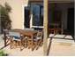 Outside dining area