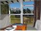 View from lounge to Mount Hutt.