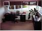 Office in master bedroom with sea views