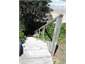 Steps down to beach