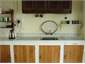 The kitchen complete with all crockery and cooking