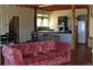 Downstairs lounge and kitchen