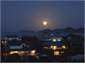 Full Moon rising - photo taken from deck.