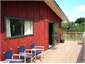 Large new deck which soaks up afternoon sun