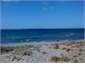 Papamoa Beach from the beach access at property