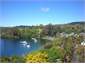 Views from Wily House deck to Acacia Bay