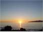 The sunset from the deck