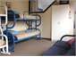 Bunk room with DVD + opening windows