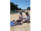 guests enjoying a beach picnic