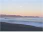 Moonset over Jackson Bay