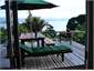 Deck with gas BBQ