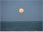 Full moon over the sea