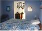 Blue room with king Bed 