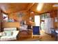 Lounge, kitchen, dining - double bed far left