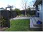 Back lawn and entrance