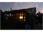house at night