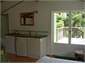 The kitchenette at Bush Cottage