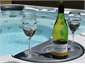 relax in the spa pool