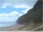 Maunganui Bluff meets the sea