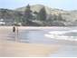 Looking down towards Wainui Surf Club