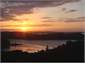 Enclosure bay  sunset