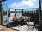 Looking out to the deck