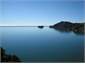 Calm sea around Ligar Bay and Tata Islands