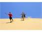 Running down the dunes