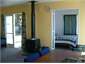 Living area & master bedroom