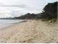 Beach in front